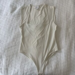 House of Harlow 1960 Creamish Bodysuit